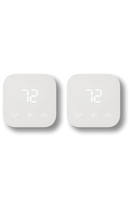 Amazon Smart Thermostat – Save money and energy - Works with Alexa and Ring - C-wire required